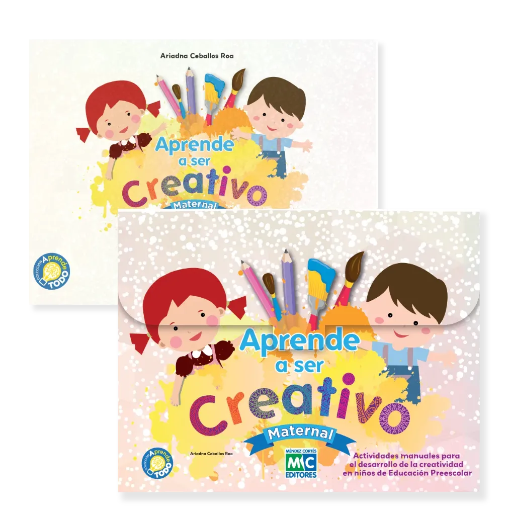 [JGO-MCASCMAT-B] Aprende a ser Creativo Maternal (carpeta con laminario + diploma + guía didáctica)
